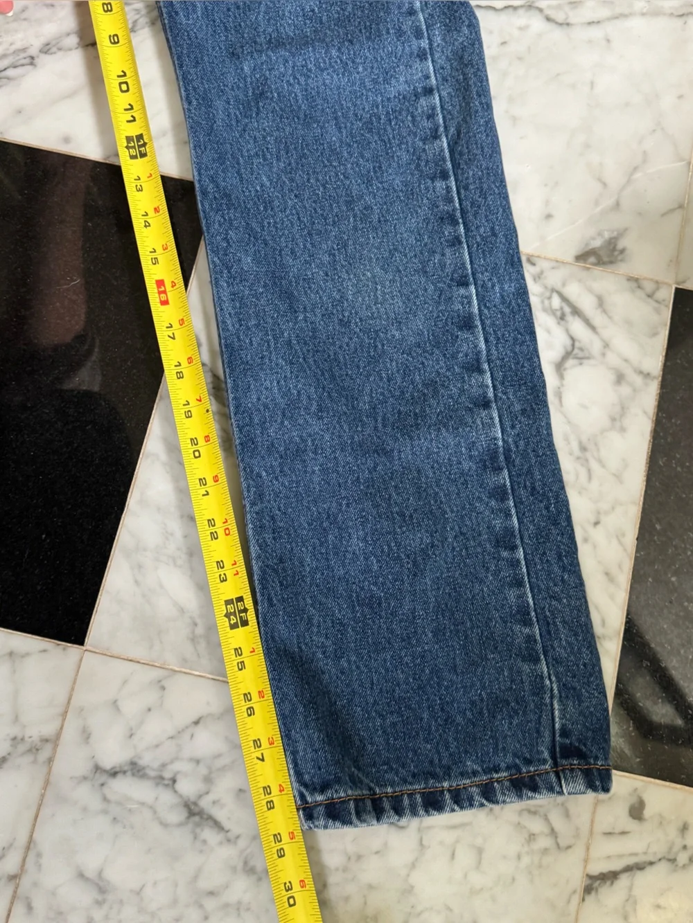 Levi's 505 Regular Fit Straight Leg Blue Jeans 29 x 30 Classic Rugged workwear